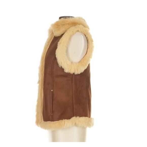 Tasha Polizzi Faux Fur Western Vest Boho Southwest small - Picture 5 of 7
